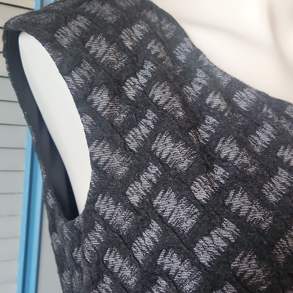 Connected Apparel Basketweave Textured Dress - Picture 6 of 13
